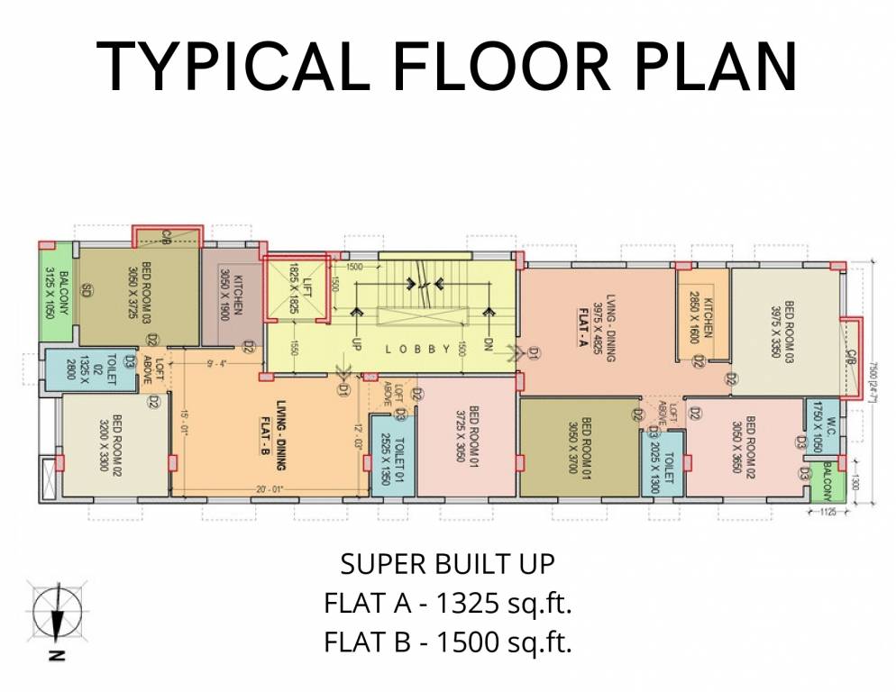  rose Sun Rose Typical Cluster Plan