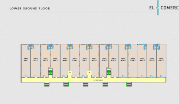 El Comercia Cluster Plan for Lower ground Floor el-comercia El Comercia Cluster Plan for Lower ground Floor