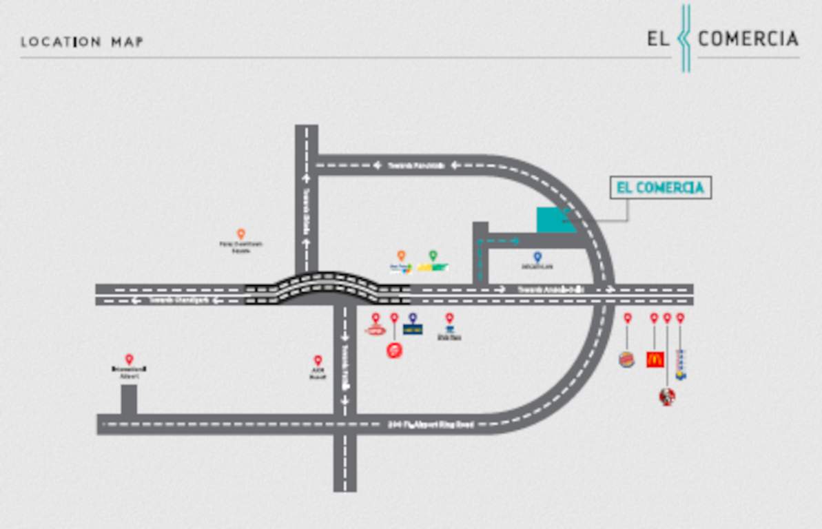  el comercia Location Plan