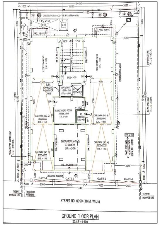  lullaby cooperative housing society Lullaby Cooperative Housing Society Cluster Plan for ground Floor