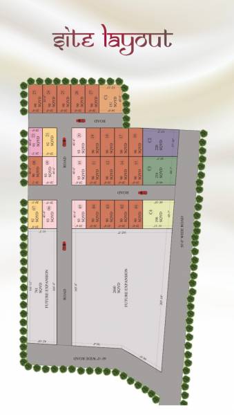 Layout Plan raj-villas Layout Plan
