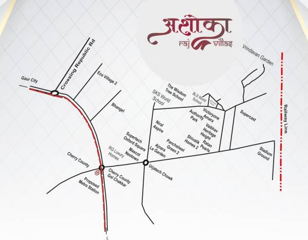 Location Plan raj-villas Location Plan