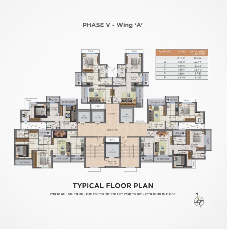  chandrangan residency phase iv Building A Cluster Plan