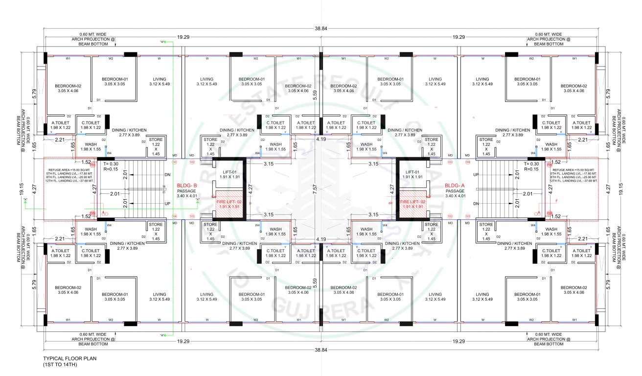  nirvana A + B Typical Cluster Plan