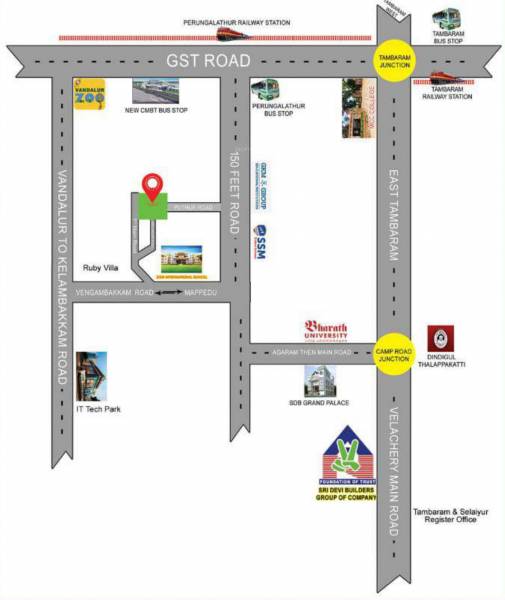  sdb-mahalakshmi-nagar Location Plan
