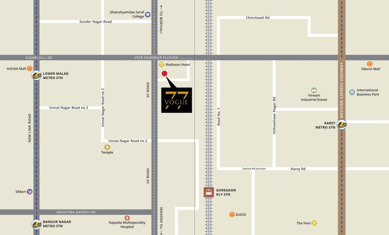  vogue 77 Location Plan