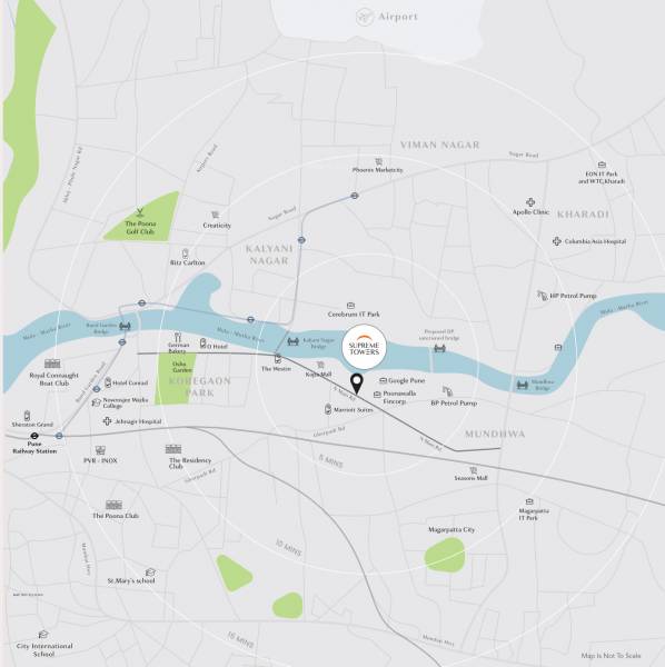  supreme-towers-phase-ii Location Plan