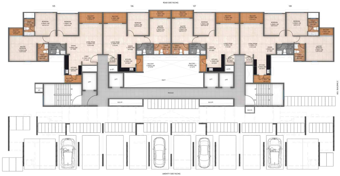  life republic sector r22 22nd avenue atmos phase ii Building A Cluster Plan
