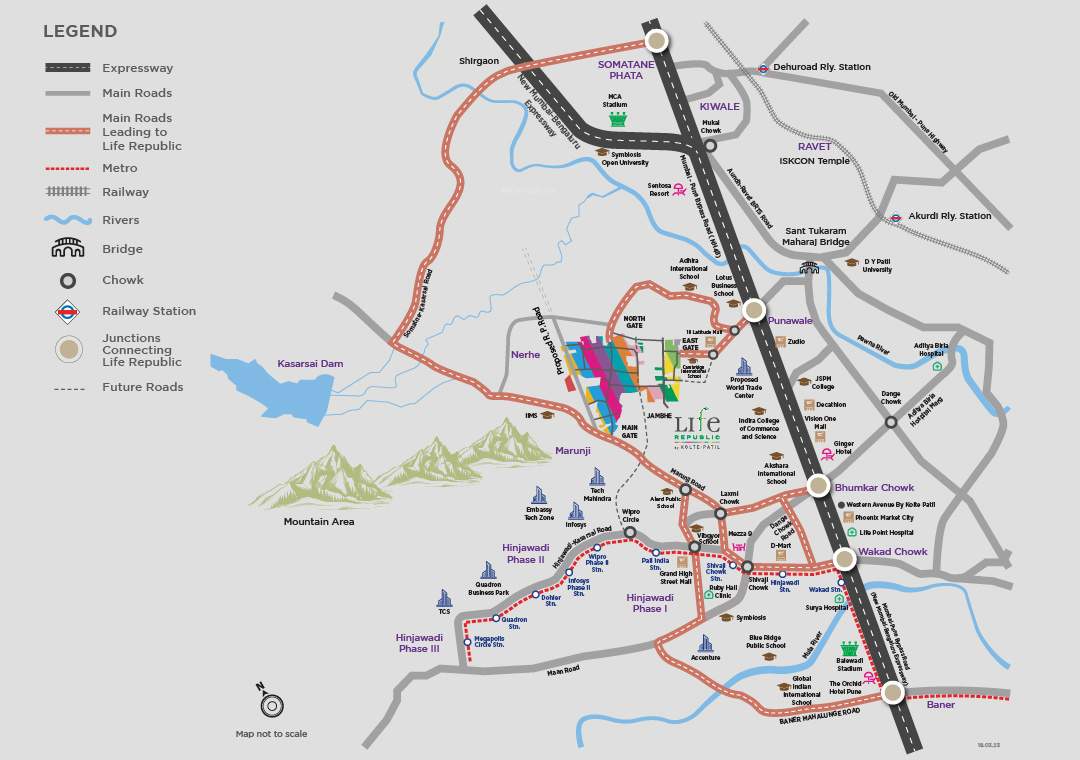 life republic sector r22 22nd avenue atmos phase ii Location Plan
