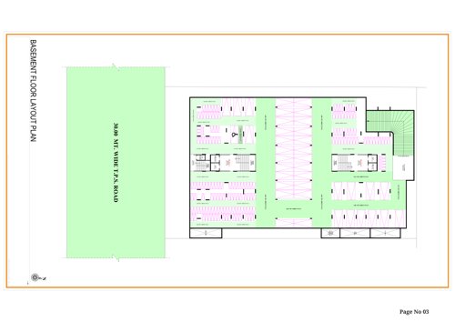 royal-king Block A Cluster Plan for Basement Floor