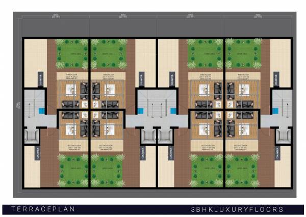 Cluster Plan luxury-floors Cluster Plan