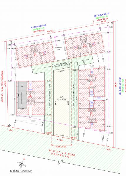  royal-pratishtha Block A To E Cluster Plan for ground Floor