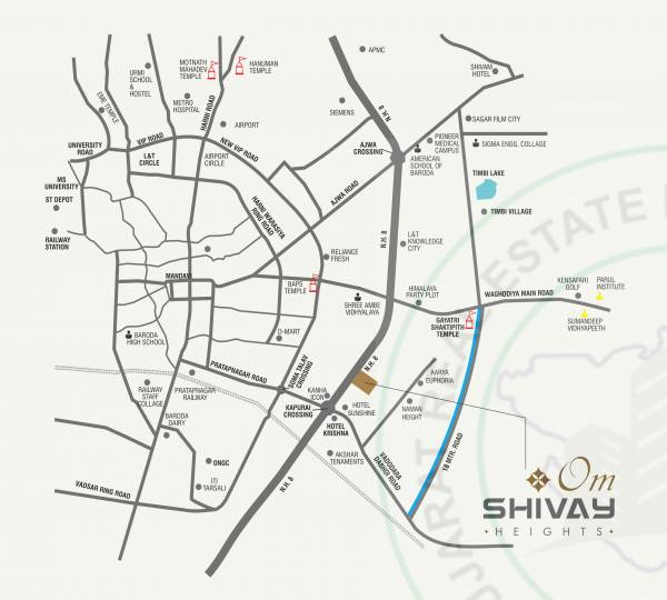  om-shivay-heights Location Plan