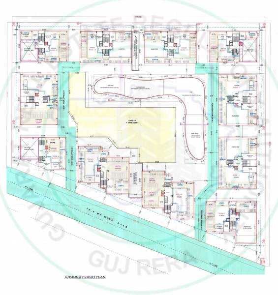  martella Block A To L Cluster Plan for ground Floor