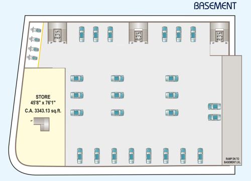 The Galleria Basement Floor Cluster Plan the-galleria The Galleria Basement Floor Cluster Plan