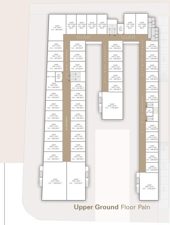  victory shoppers Victory Shoppers Upper Ground Floor Cluster Plan