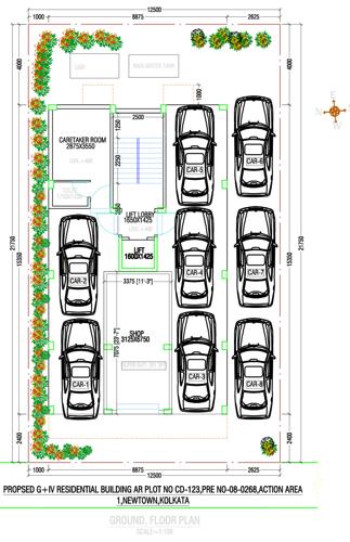  grant-co-operative-housing-society Grant CO Operative Housing Society Cluster Plan for ground Floor