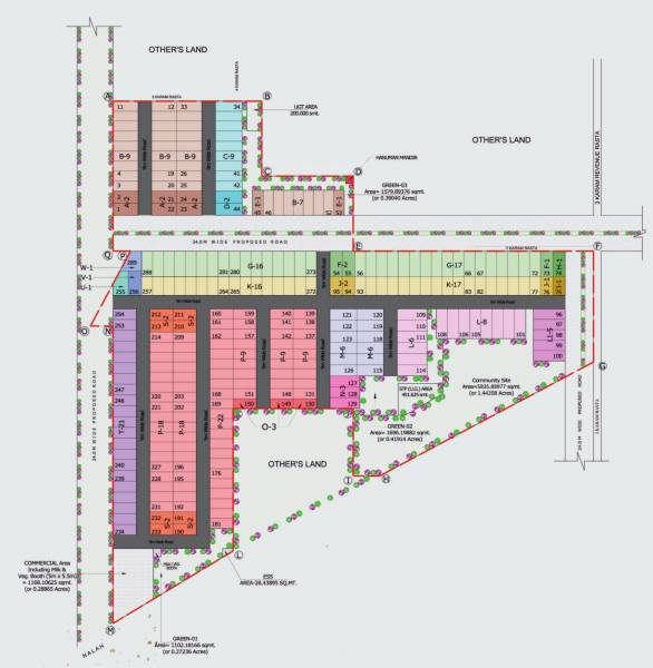  maulshree-greens Layout Plan