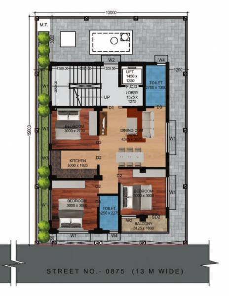  rupalekhya-nayanika Rupalekhya Nayanika Cluster Plan from 1st to 4th Floor