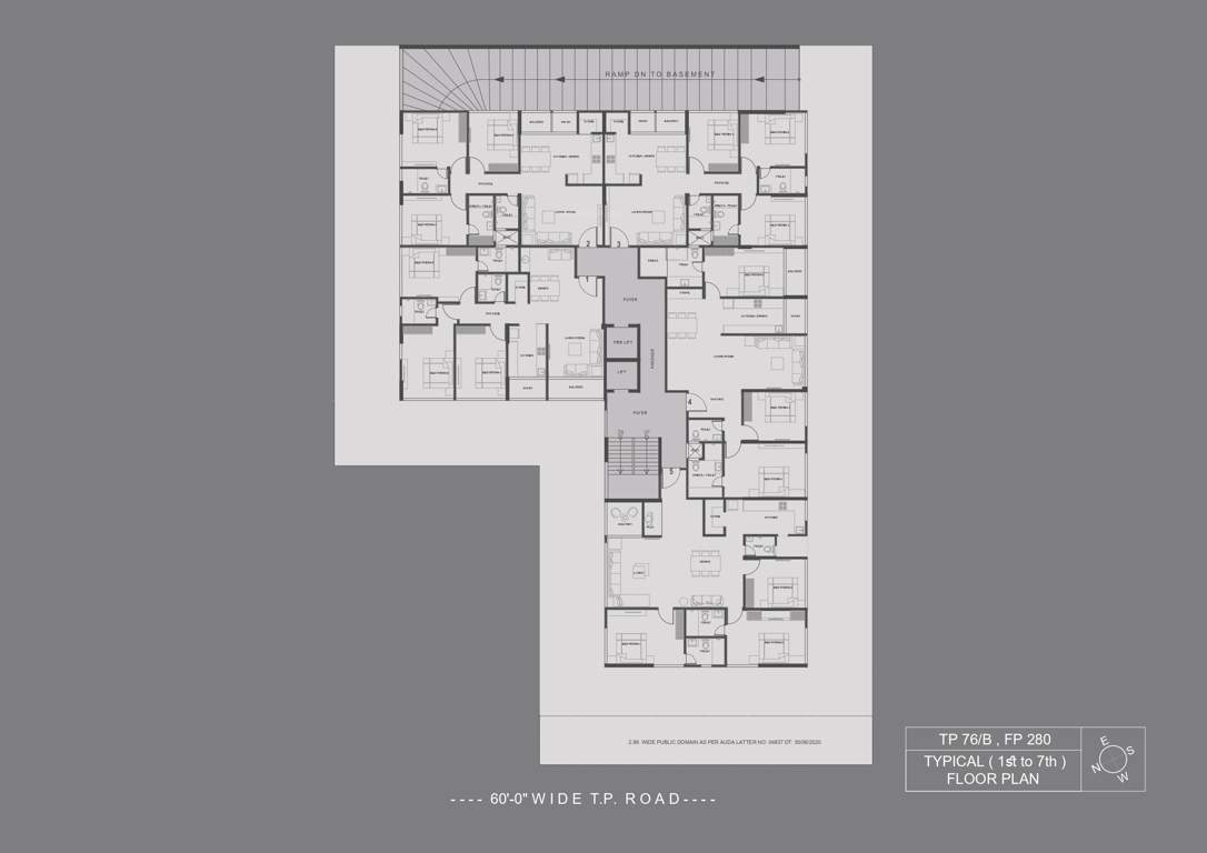  pratishthan Pratishthan Cluster Plan from 1st to 7th Floor
