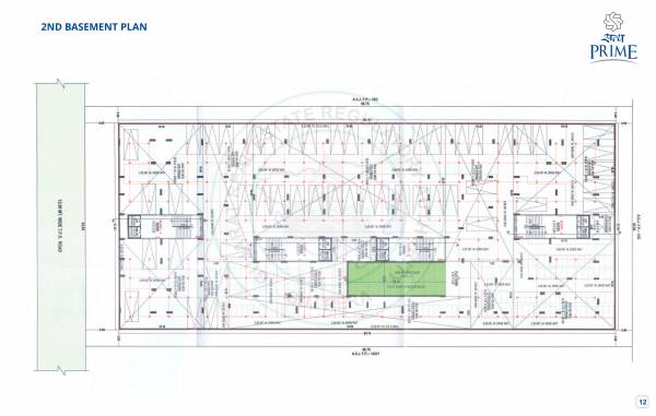  prime Block A To D Cluster Plan for Basement 2 Floor
