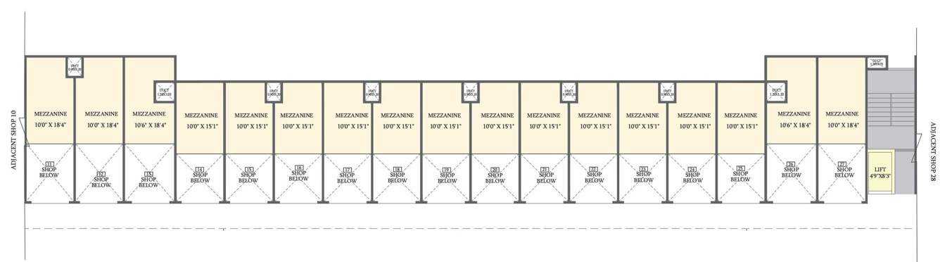  apna market Apna Market Block B Cluster Plan For Ground Floor