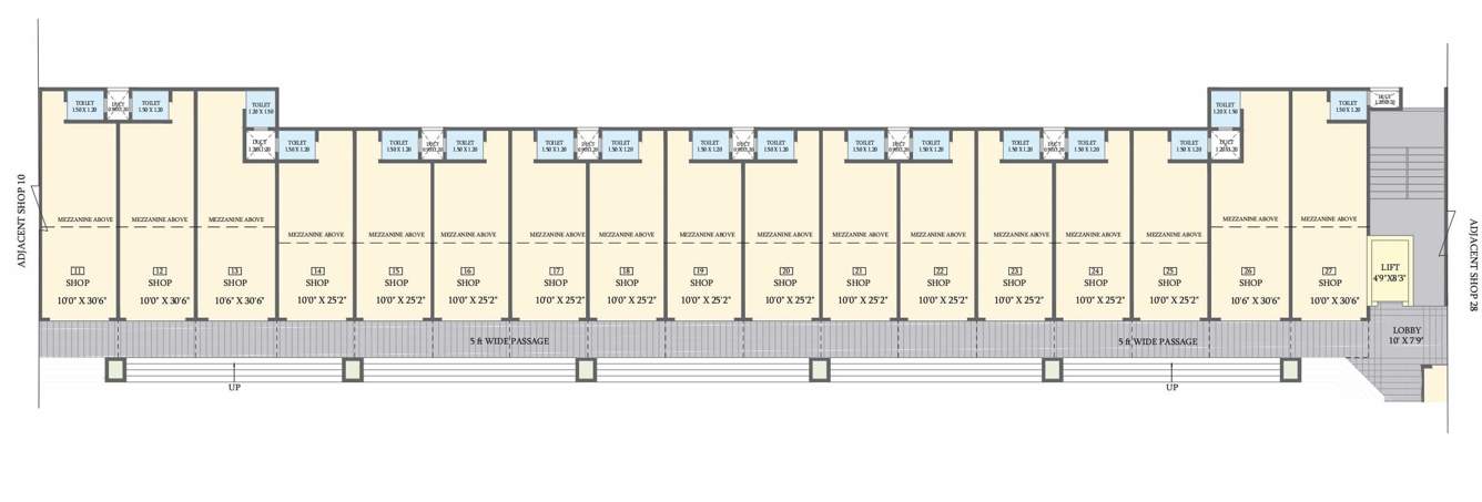  apna market Apna Market Block B Cluster Plan For Ground Floor