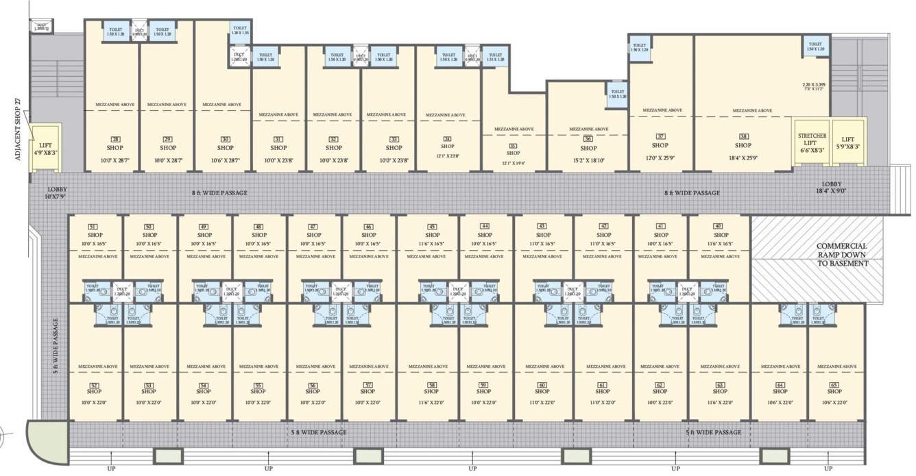  apna market Apna Market Block C Cluster Plan For Ground Floor
