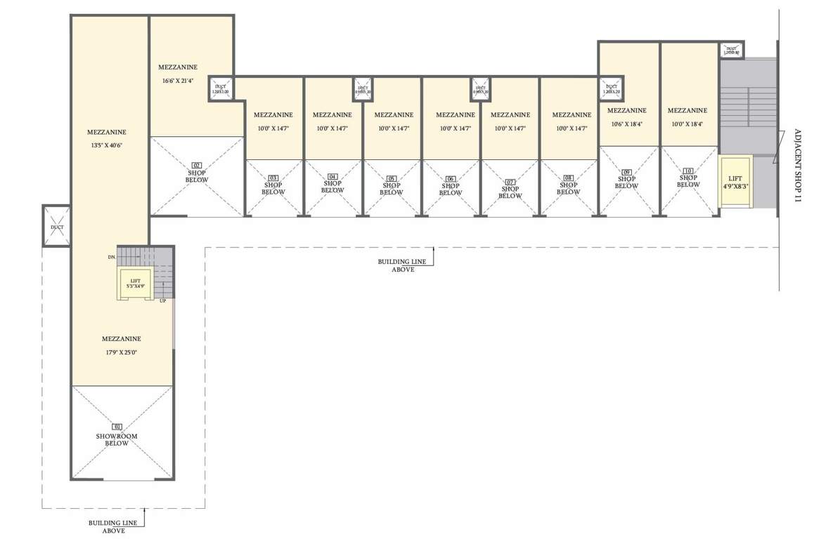  apna market Apna Market Cluster Plan For Ground Floor