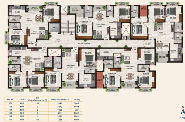  cygnus Cygnus Cluster Plan For 1st Floor