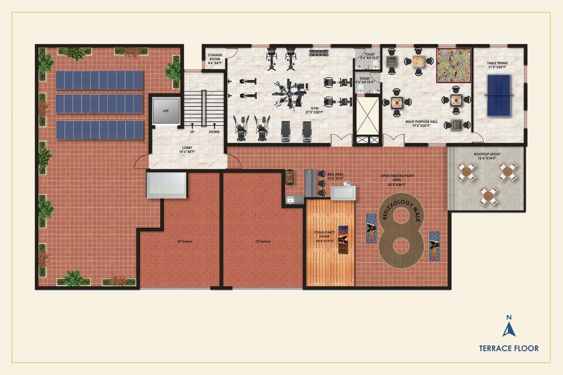  cygnus Cygnus Cluster Plan for Terrace Floor