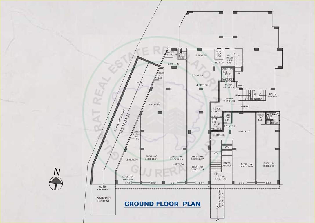  krunal appartment Krunal Appartment Cluster Plan for ground Floor