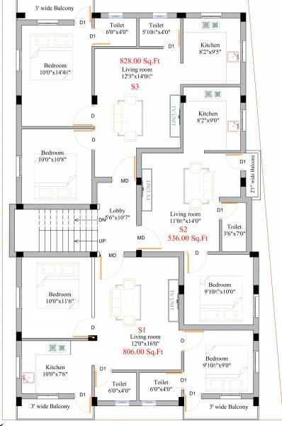  enclave Enclave Cluster Plan For 2nd Floor