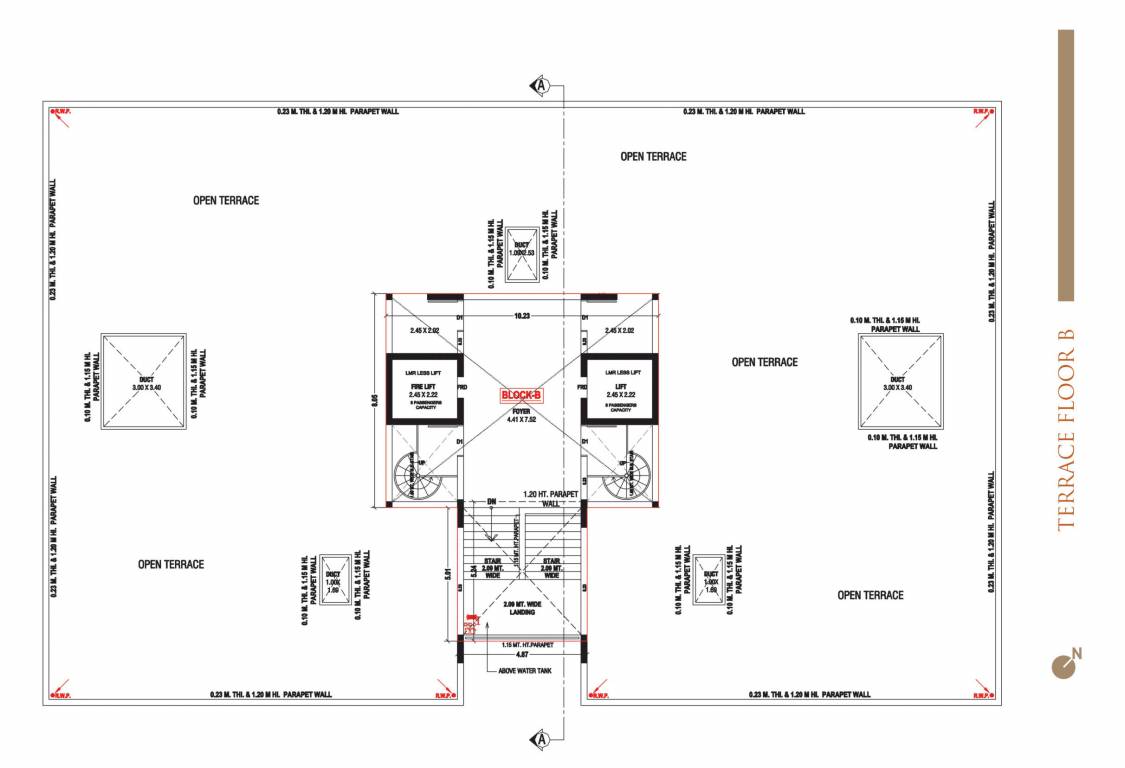  ombre B Terrace Cluster Plan