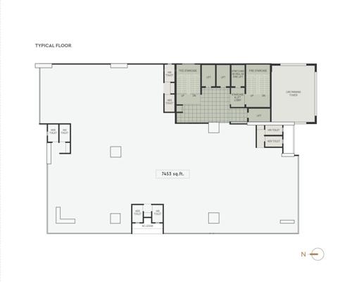  business-bay-commercial-2 Rachana Business Bay / Commercial-2 Typical  Cluster Plan