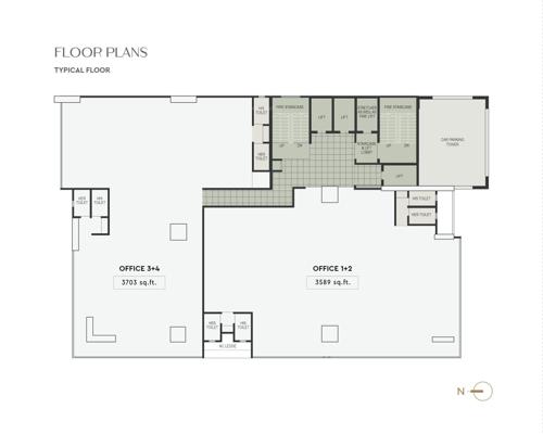  business-bay-commercial-2 Rachana Business Bay / Commercial-2 Typical Cluster Plan