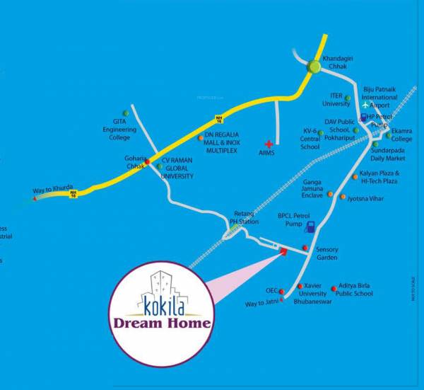  kokila-dream-home Location Plan