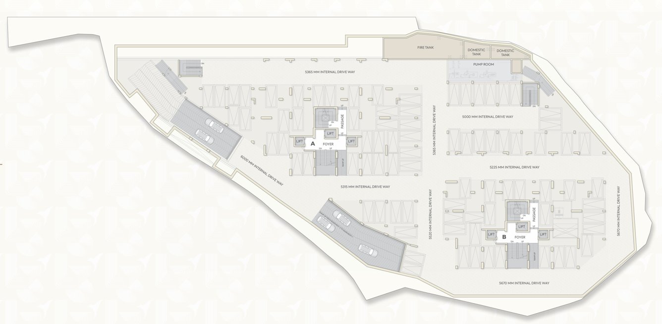  l3 Block A And B Cluster Plan For Basement 1