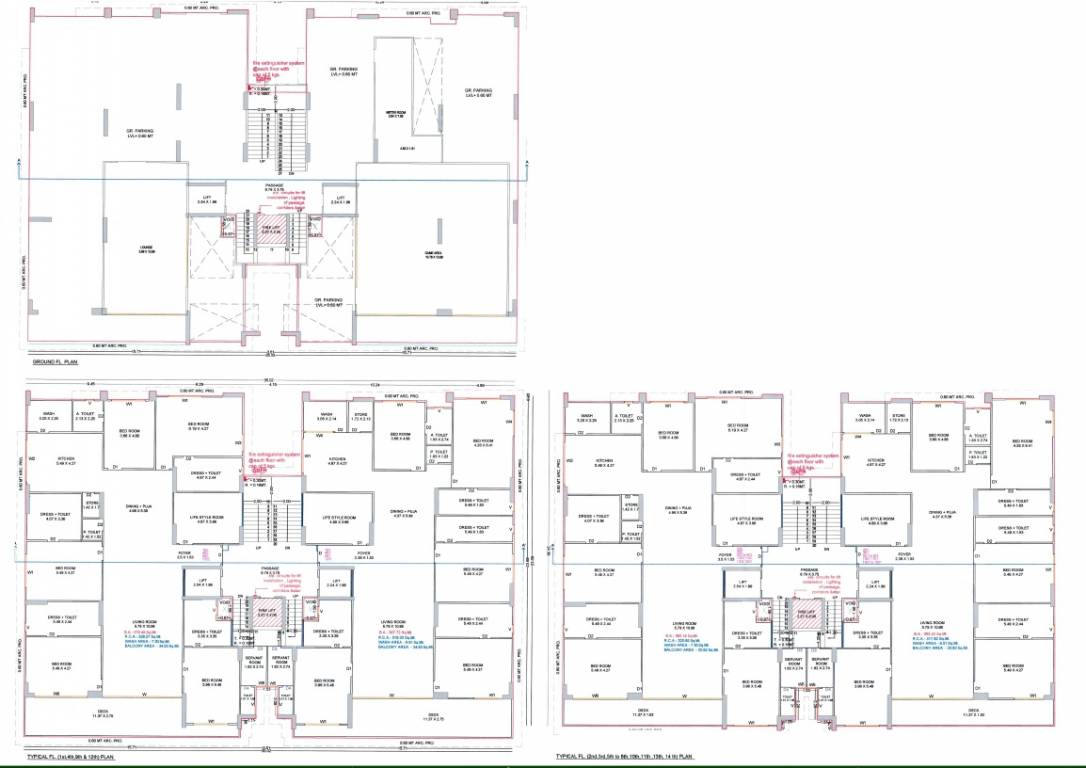 menorca Block H Cluster Plan For Typical Floor Plan
