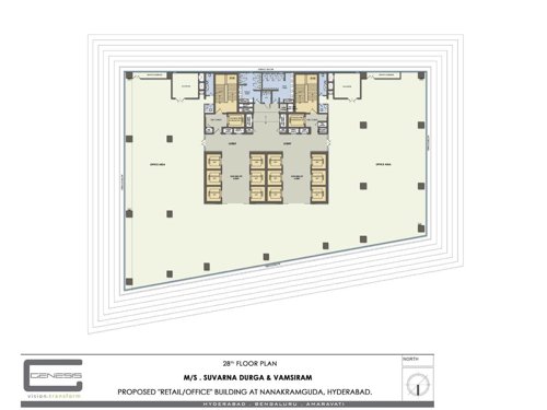  suvarna-durga-tech-park Suvarna Durga Tech Park Cluster Plan for 28th Floor