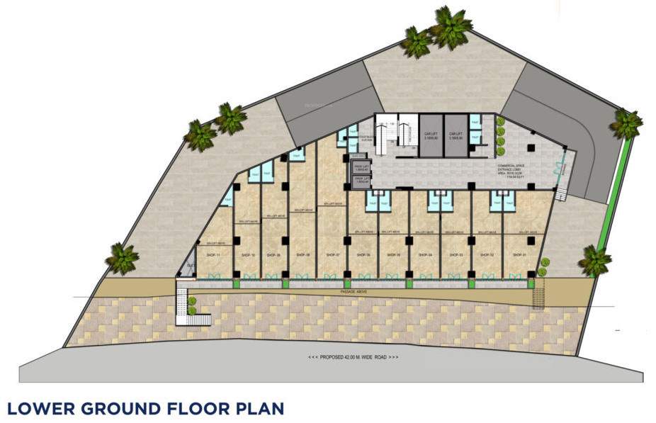  apex business court phase ii Apex Business Court Phase II Cluster Plan For Lower Ground Floor