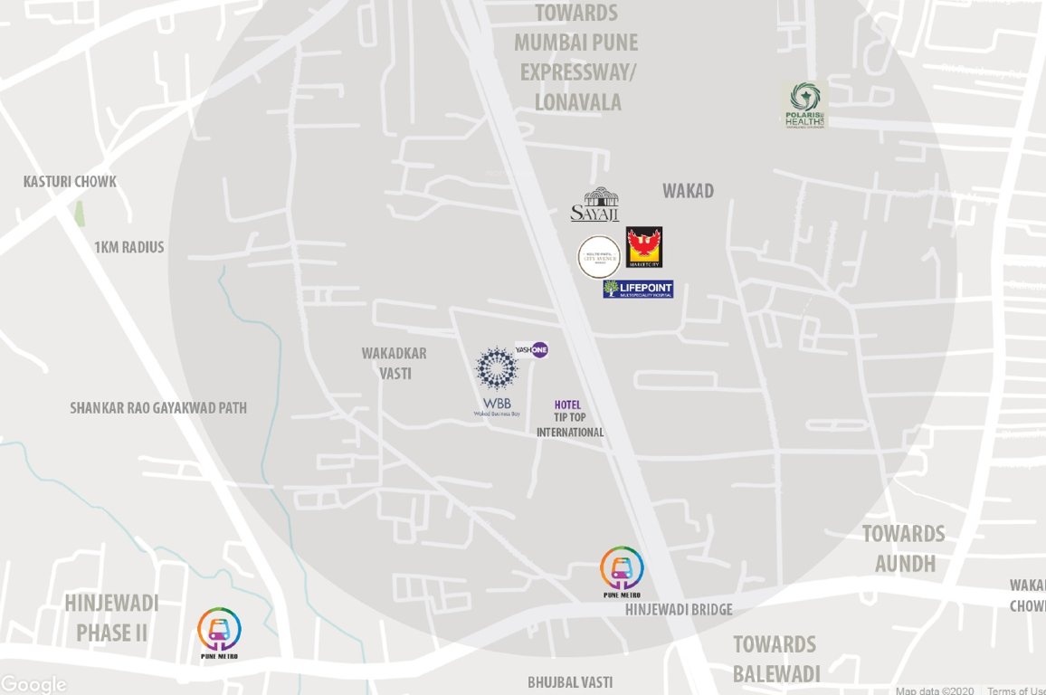  wakad business bay Location Plan