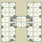 Commercial Building Cluster Plan For 4th Floor shubh-infinity Commercial Building Cluster Plan For 4th Floor