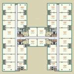 Commercial Building Cluster Plan From 2nd To 3rd Floor shubh-infinity Commercial Building Cluster Plan From 2nd To 3rd Floor