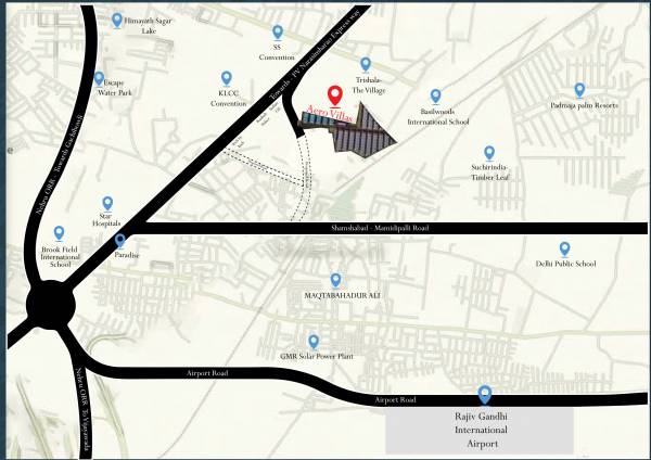  aero-villas Location Plan