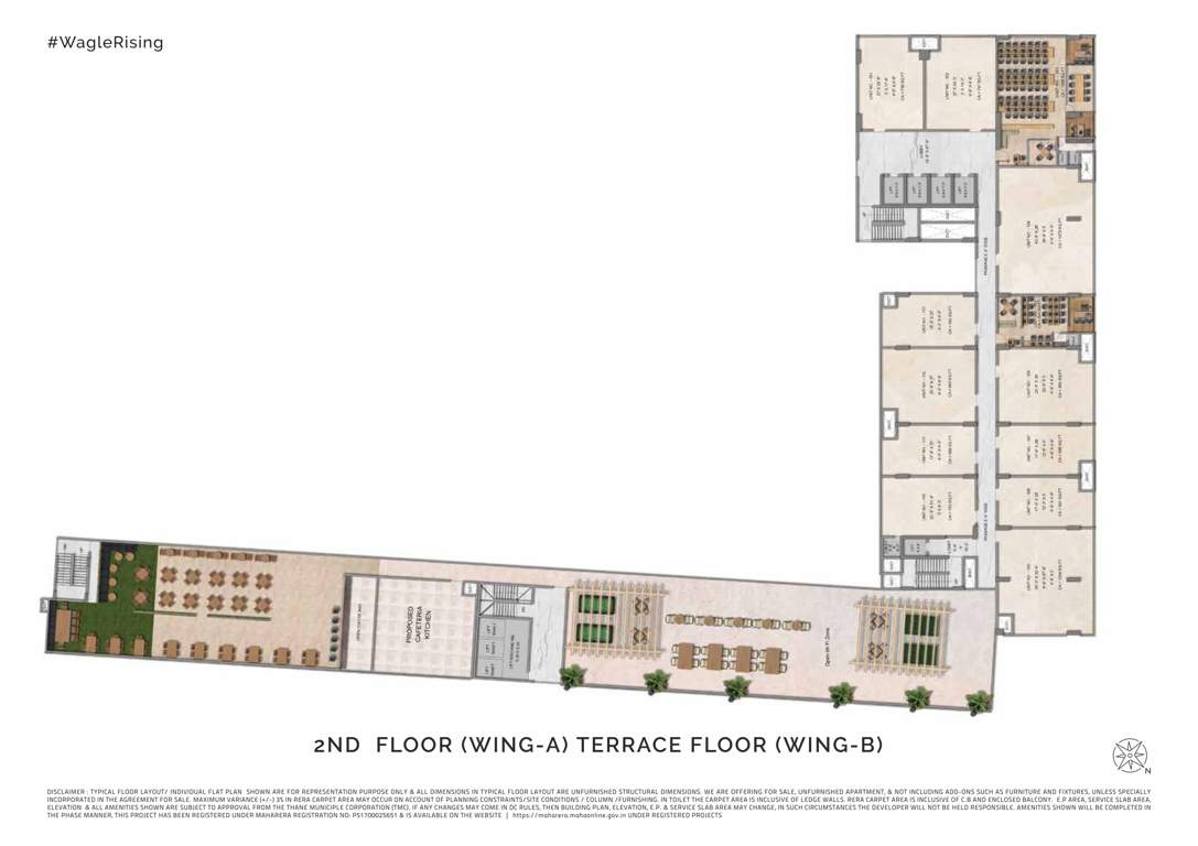  centrum business square phase 1 Shopping Arcade Building B Wing Terrace Cluster Plan