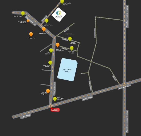  centrum-business-square-phase-1 Location Plan