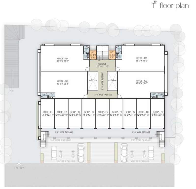  icon B Cluster Plan For 1st Floor
