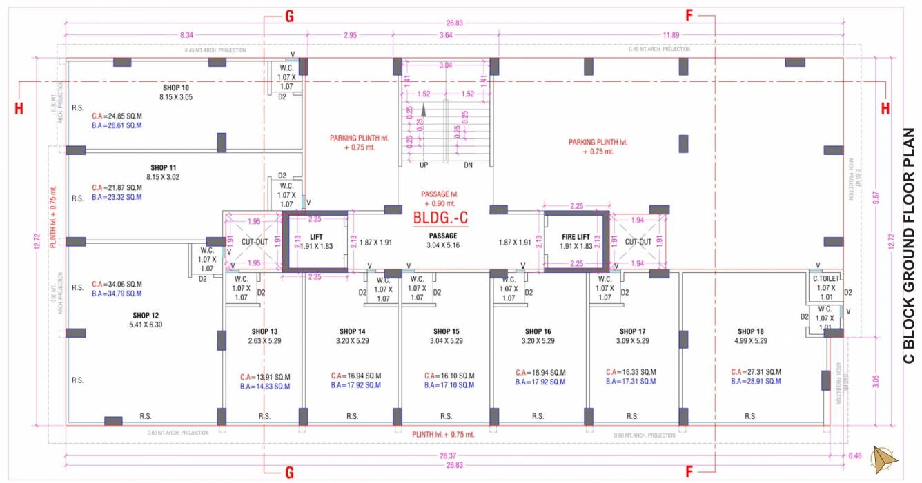 ananta vandemataram C Ground Cluster Plan