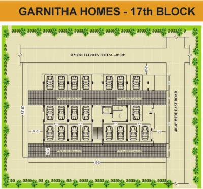  homes Block 17 Ground Cluster Plan